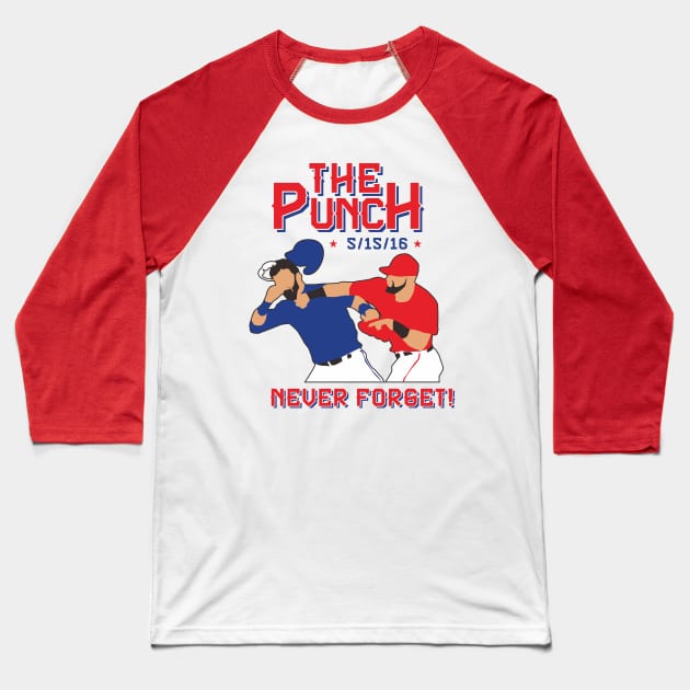 the punch dont mess with texas rangers Baseball T-Shirt by ilvms